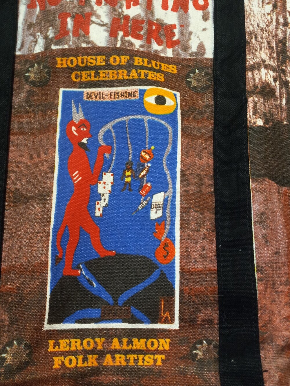 Vintage 1990 House Of Blues Canvas Tote Bag